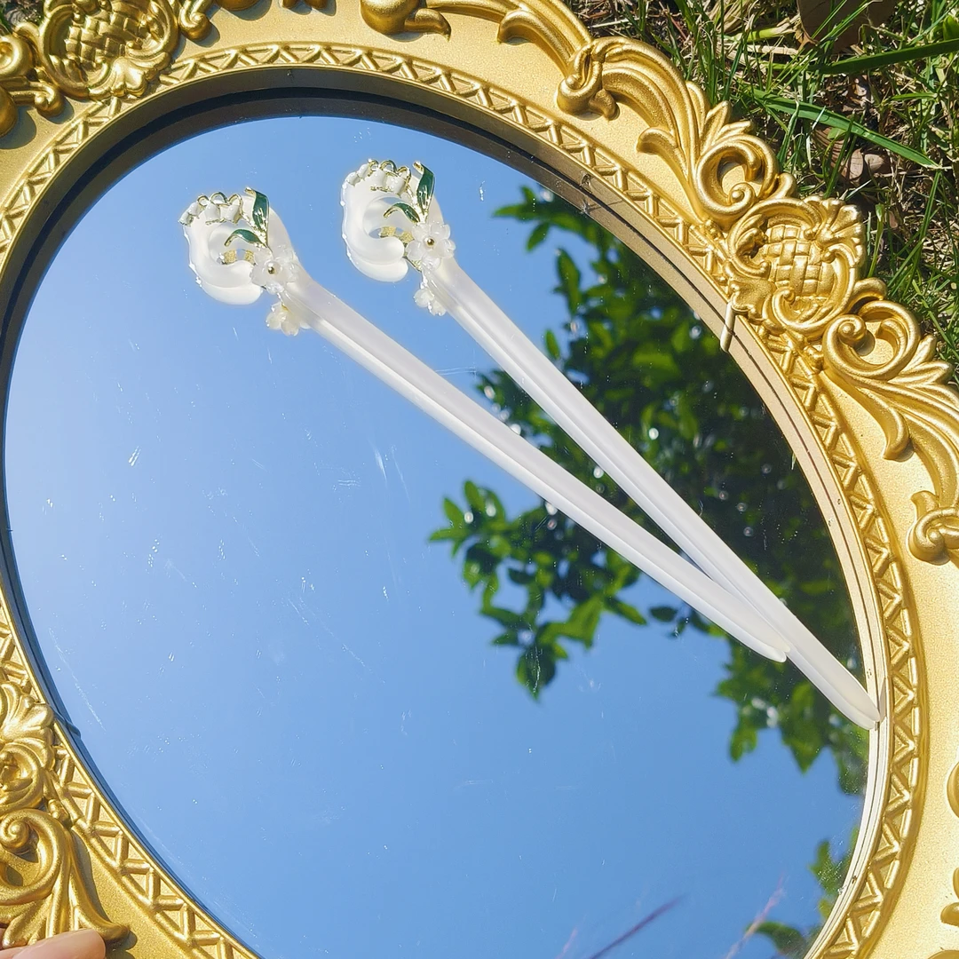 日常发簪女夏天简约现代簪子古风新中式发钗汉服发饰盘发旗袍钗子