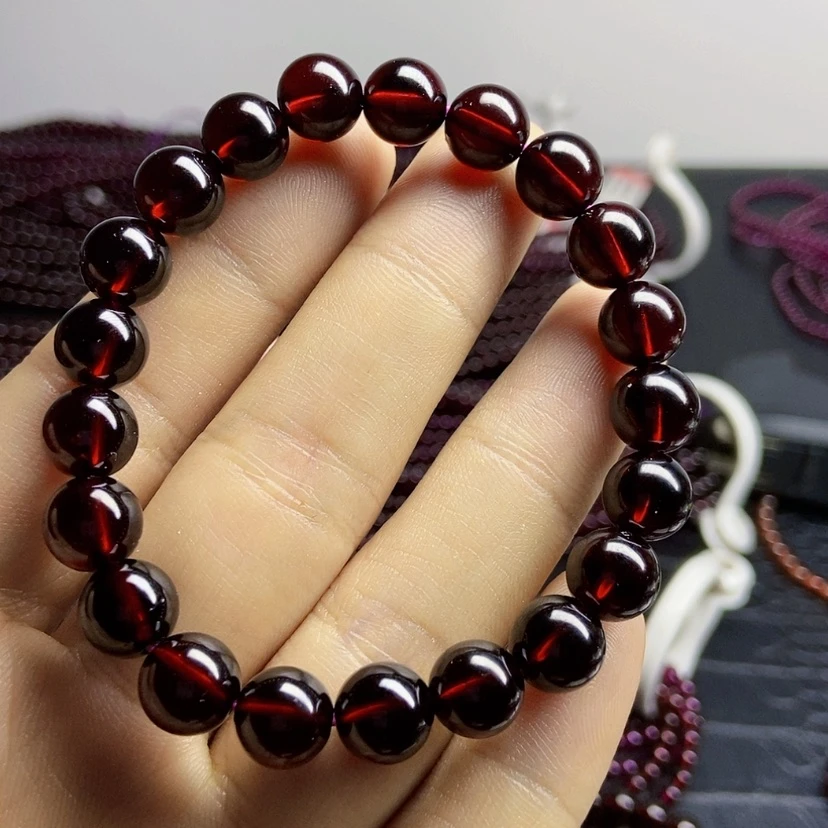 【闪购商品】石榴石手链未镶嵌鱼