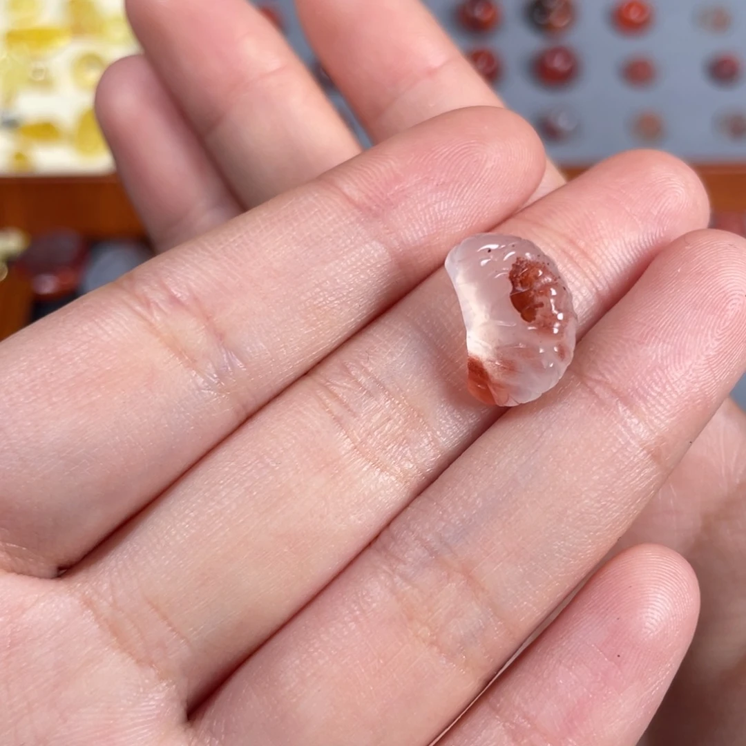 南红玛瑙橘子瓣未镶嵌一****❤