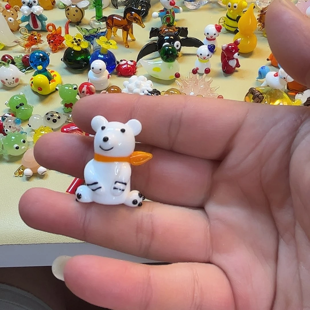 尚***汀玻璃手工琉璃摆件 北极熊