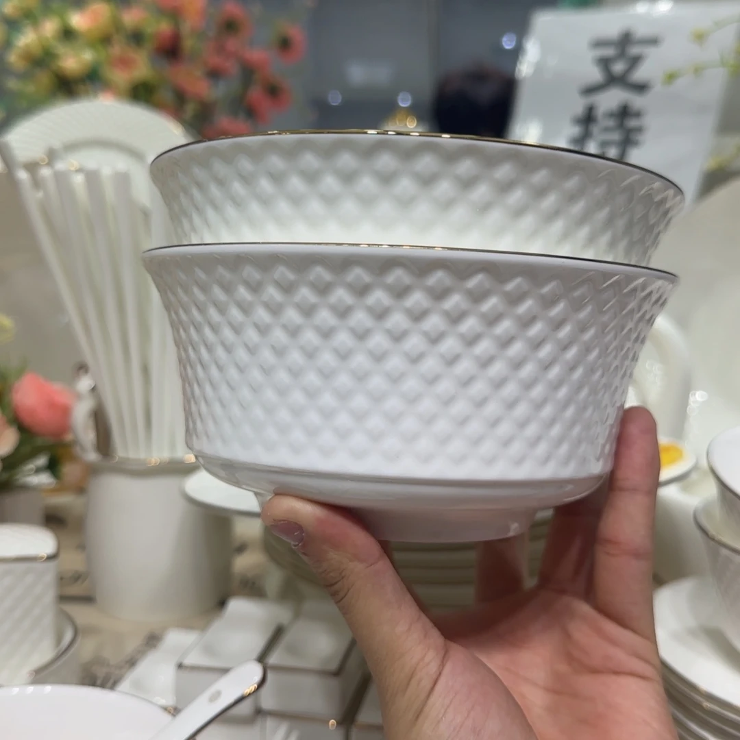 塑料景德镇餐具陶瓷套装