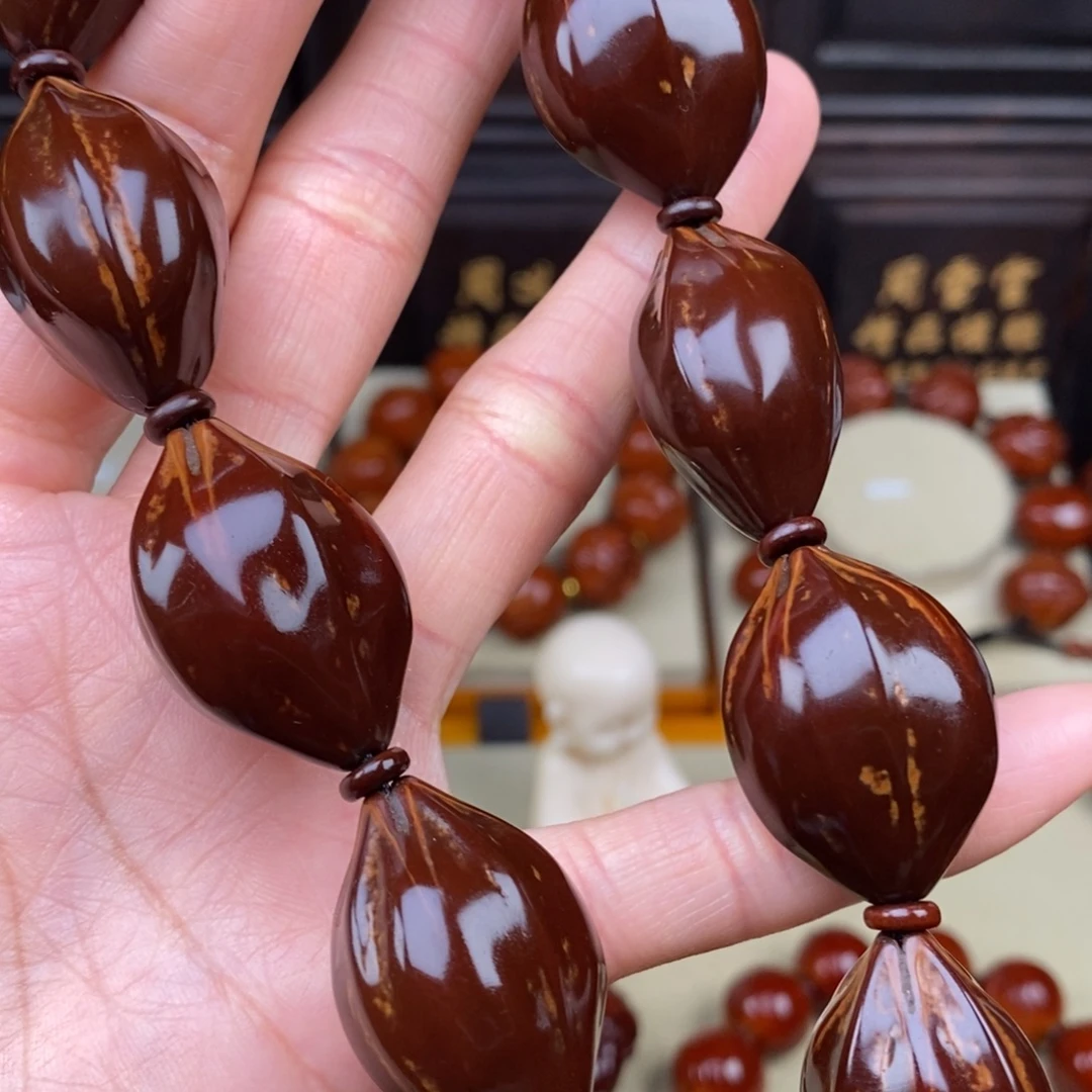 不***你吊坠橄榄核四花素核