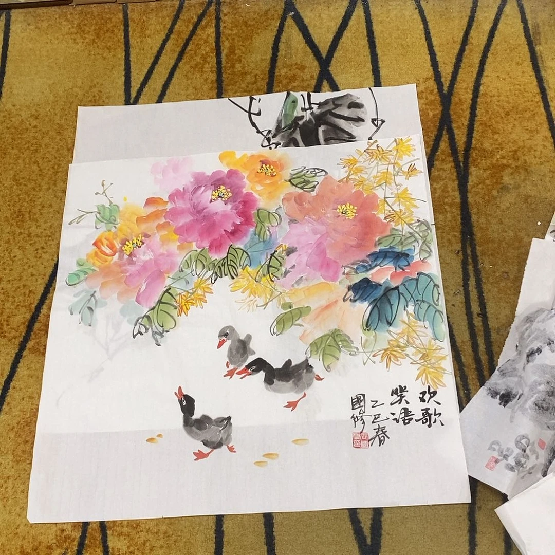 *****国画王国修70/70手绘画芯