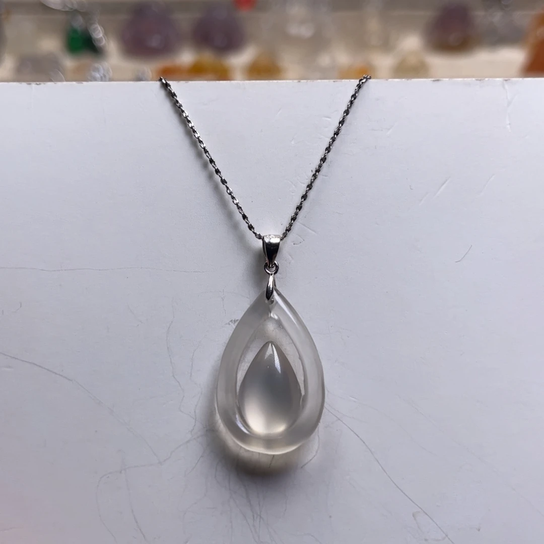 玛瑙/玉髓未镶嵌吊坠(不含链)