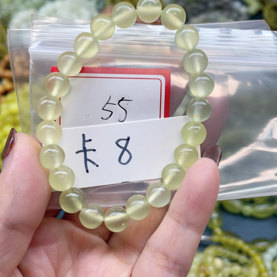 未镶嵌蛇纹石玉手链