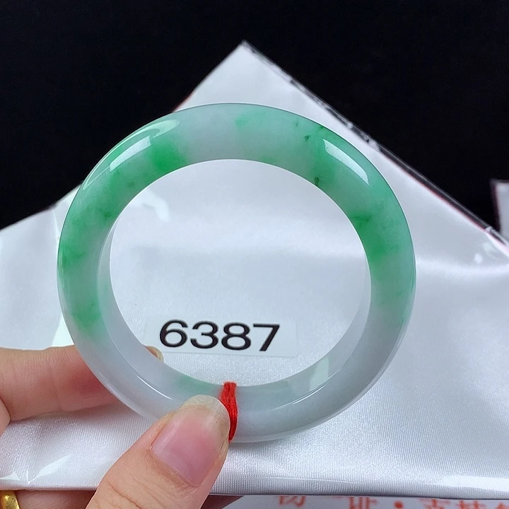 未镶嵌手镯翡翠55圈