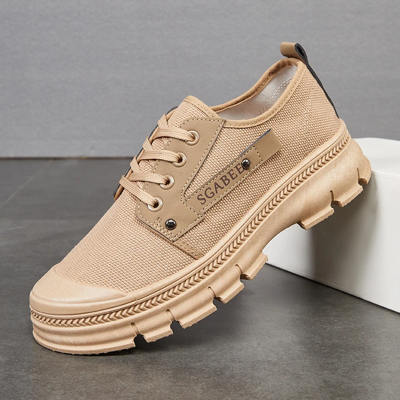 3522劳保鞋低帮春夏防臭防滑耐磨男款工地干活户外农田工作解放鞋