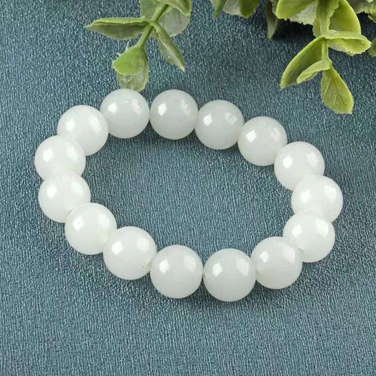 {抖音优质商家}新疆羊脂美一级白妈妈链手链