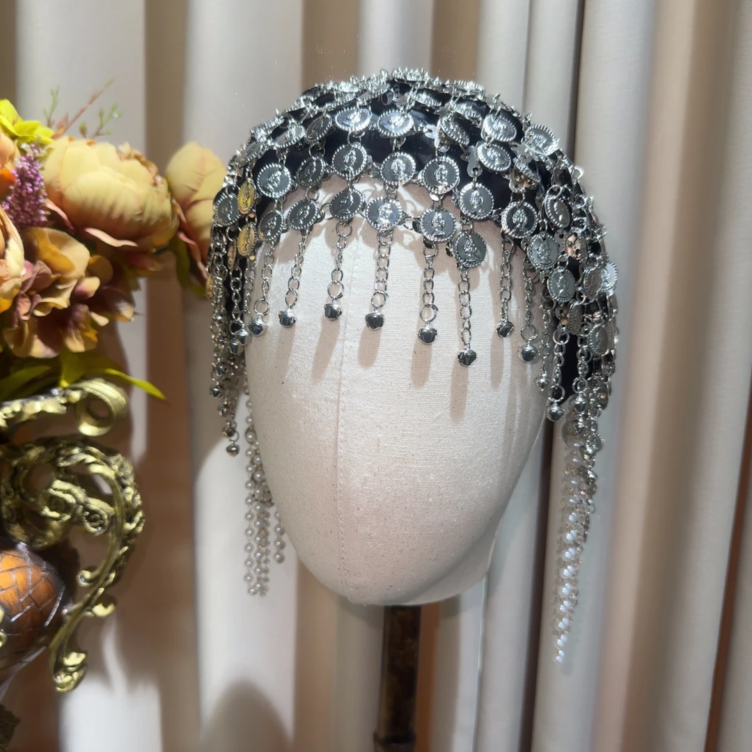 【娜莎】原创设计轻奢高定重工超仙发箍手工时尚百搭显气质流苏发饰