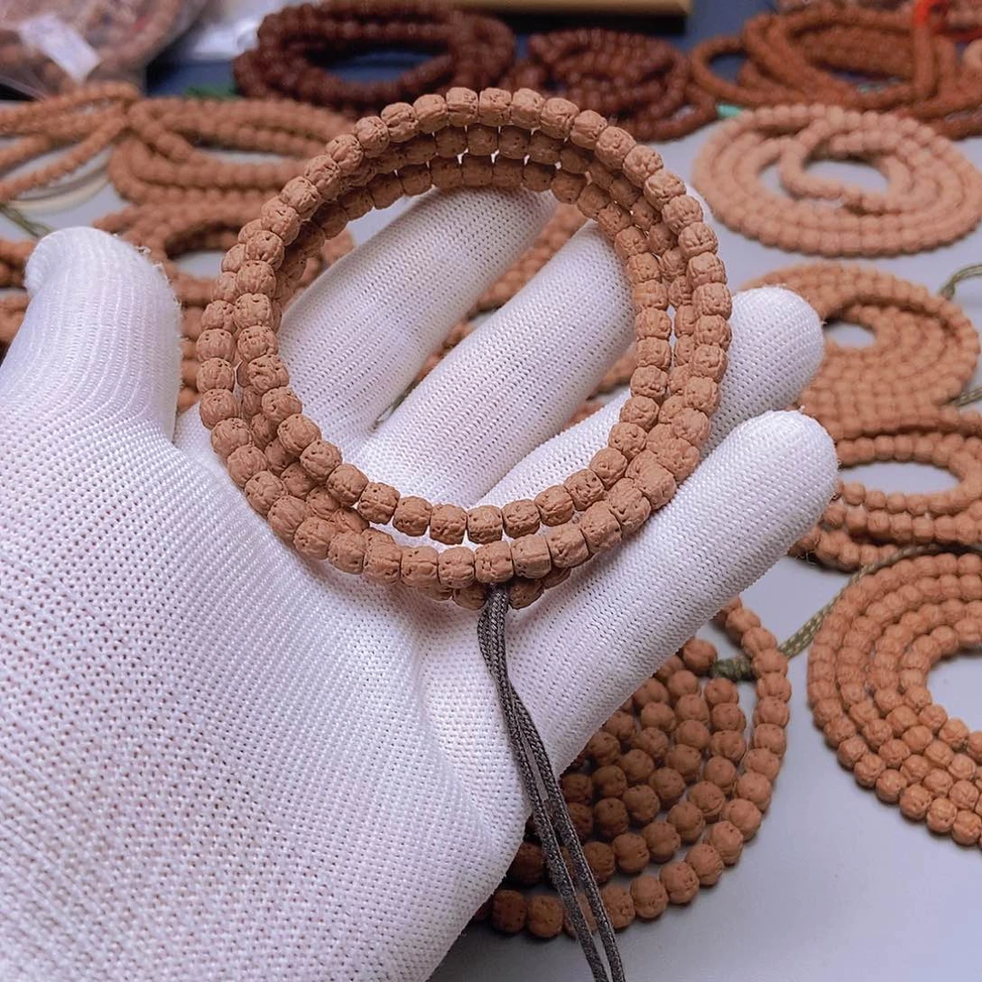 没***！金刚菩提吊坠108龙切小佛手