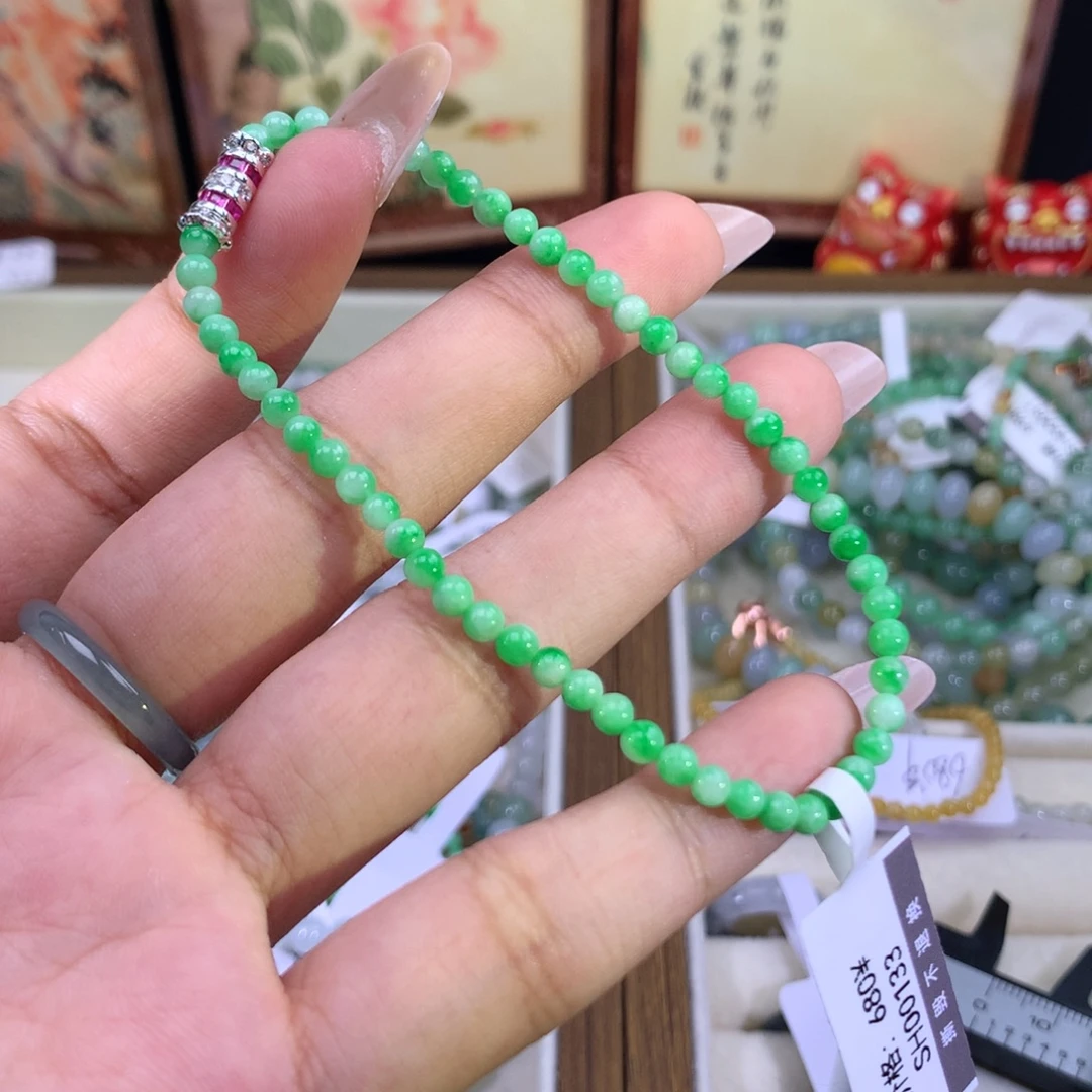 未镶嵌手链翡翠翡翠