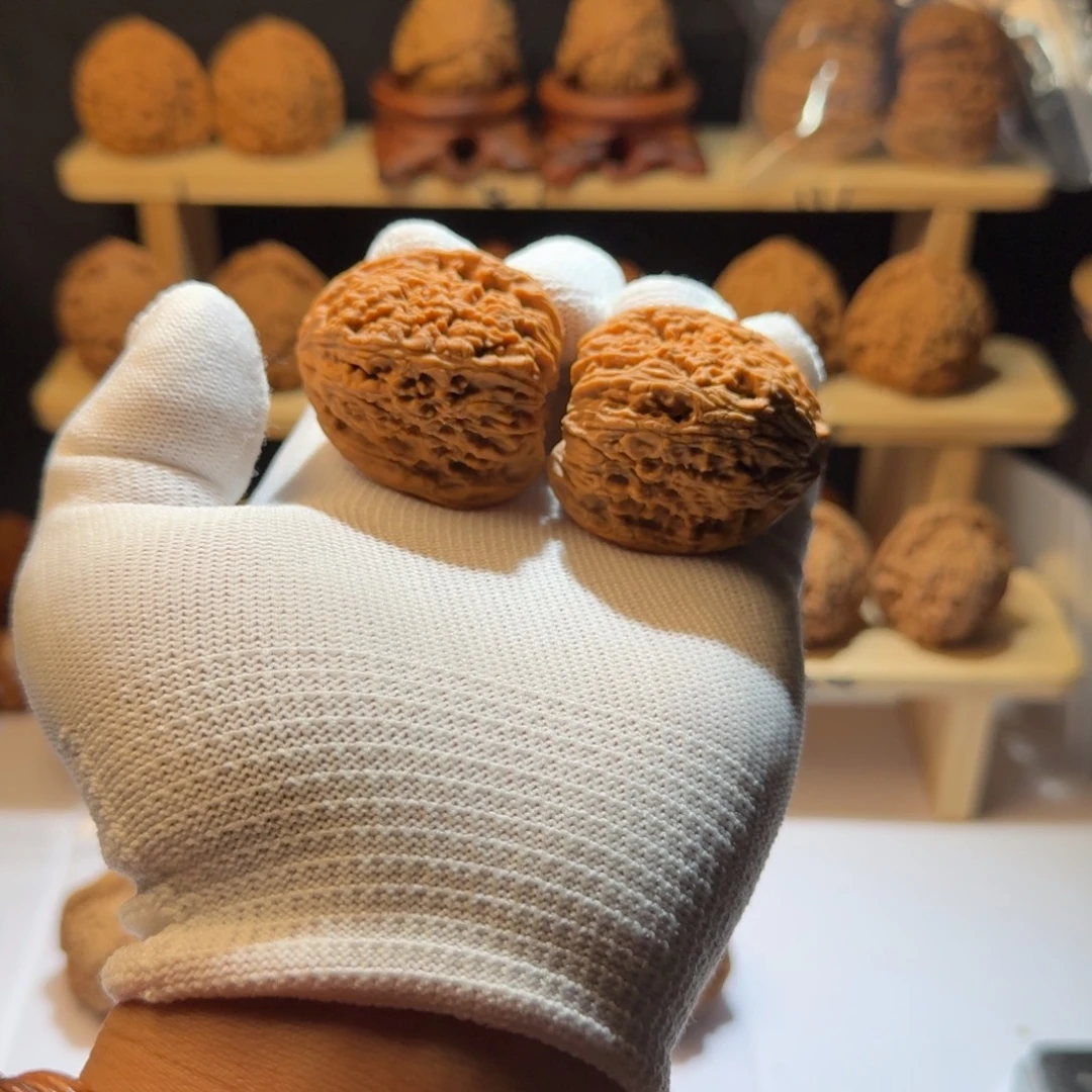 文玩核桃吊坠7号，39拉丝凹底高炮