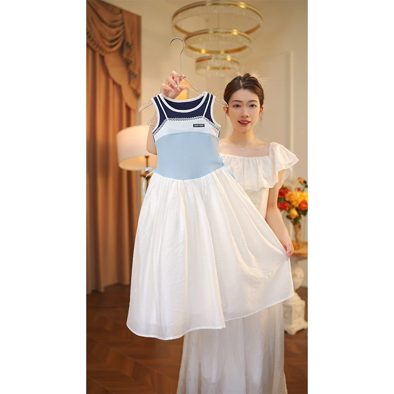 女童2025夏季新款连衣裙中大童女宝中大儿童女孩裙子