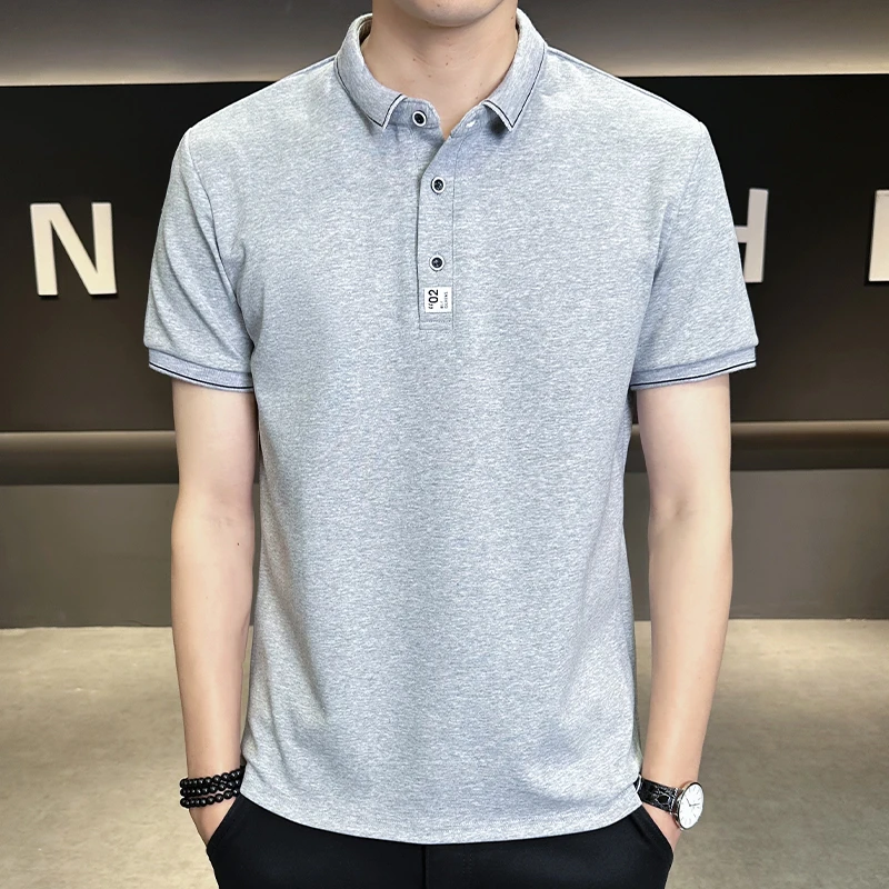 【工厂直销】短袖t恤男士休闲半袖翻领上衣商务休闲时尚POLO衫男