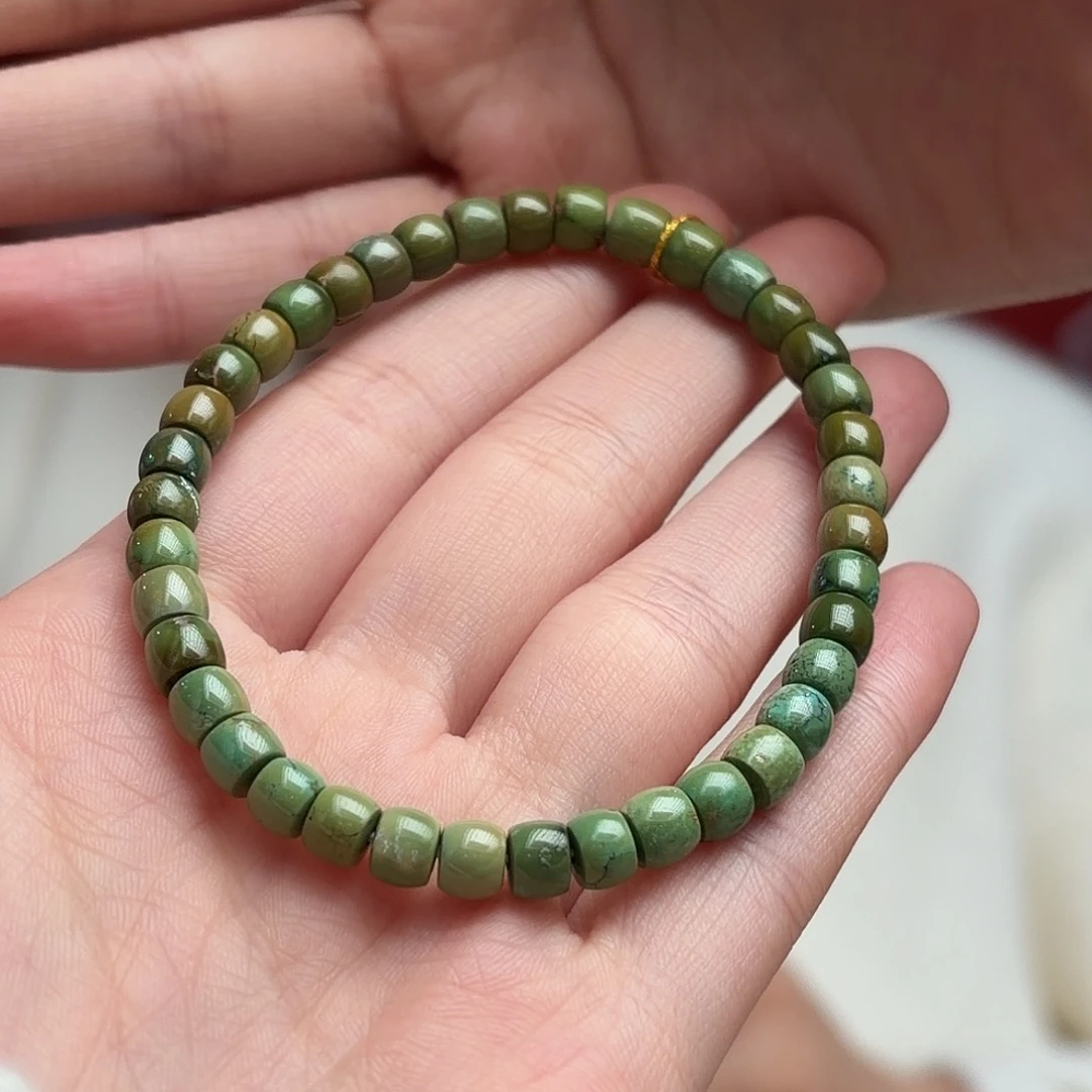 绿松石18K金镶嵌颈饰