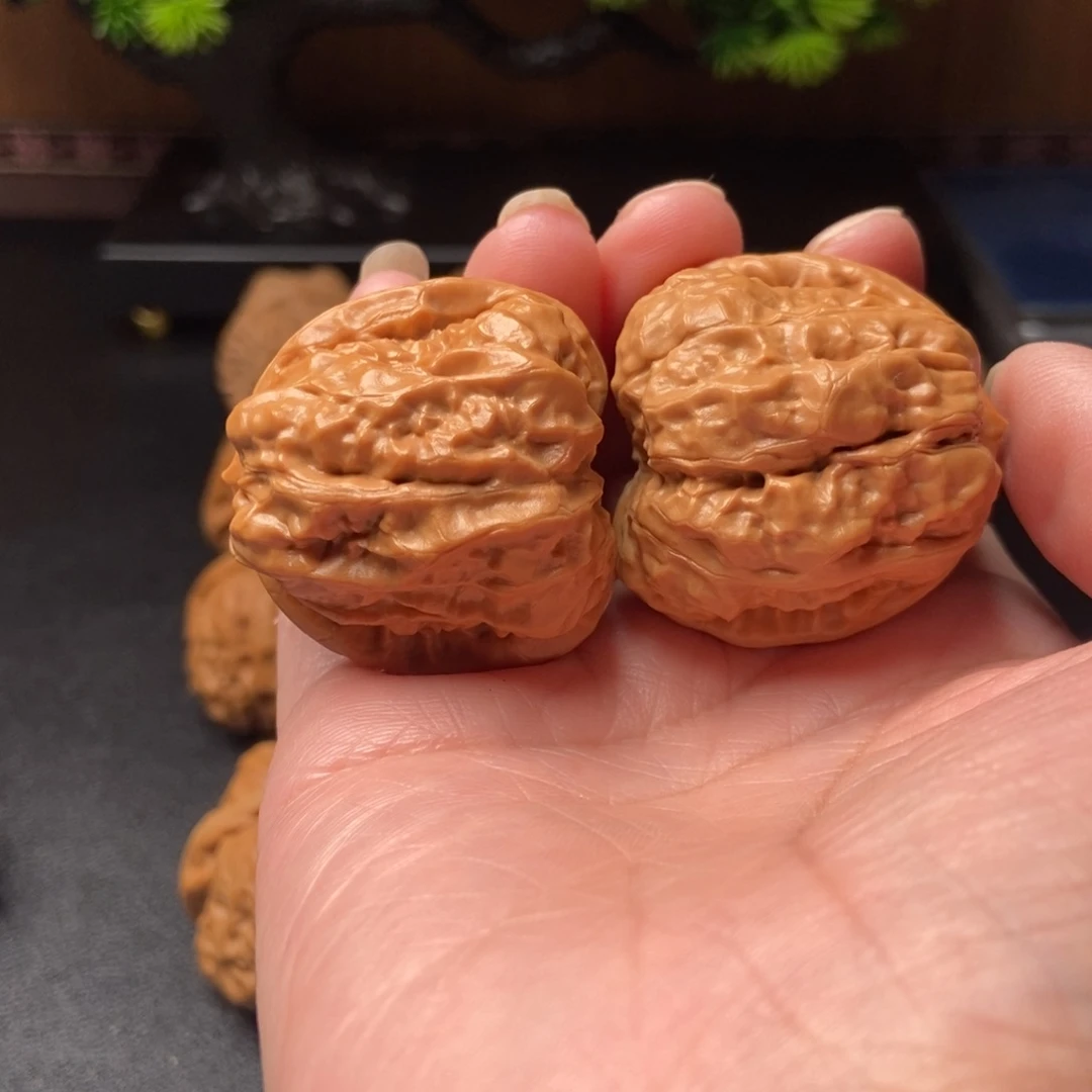 兴***3把件文玩核桃蛤蟆头