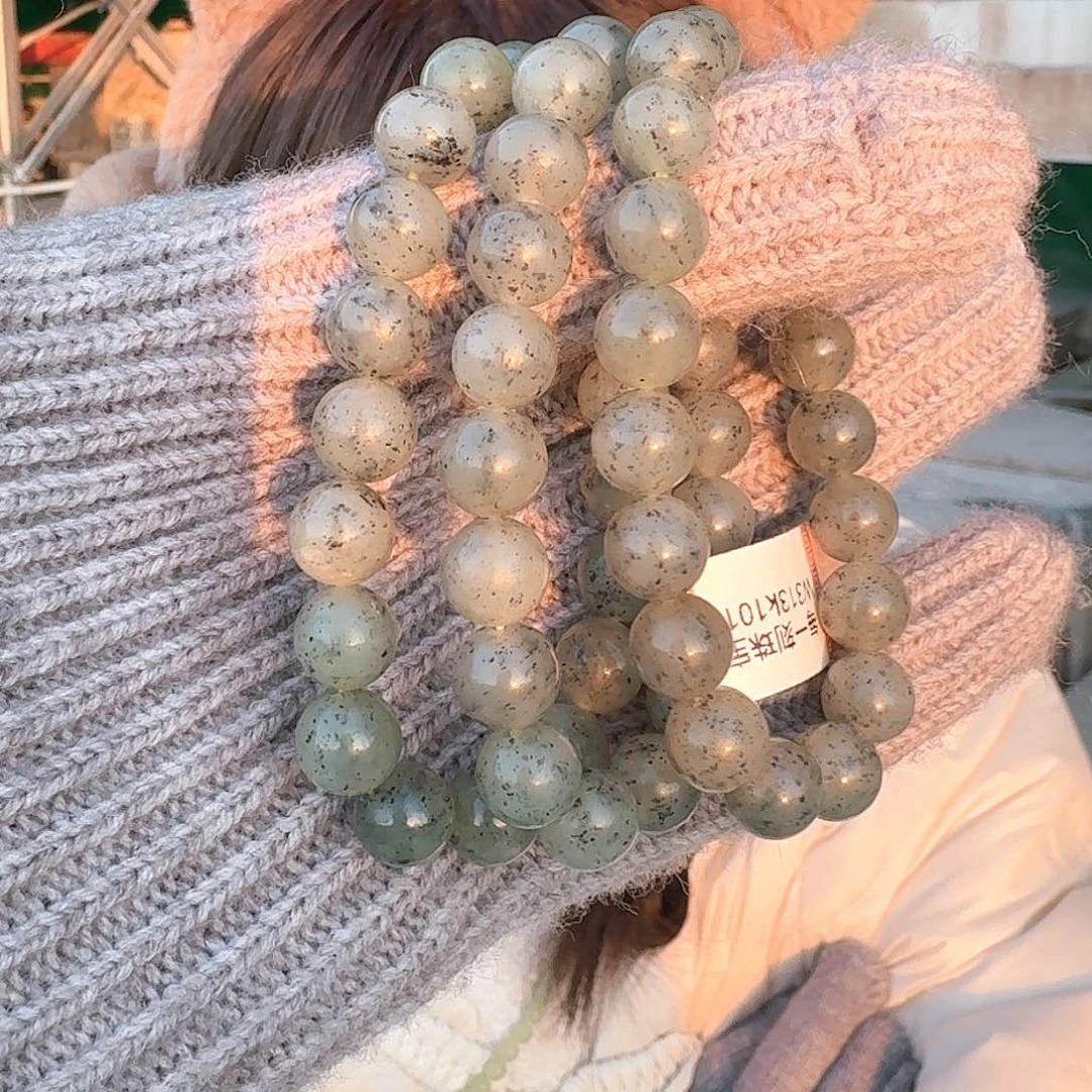 和田玉手串未镶嵌