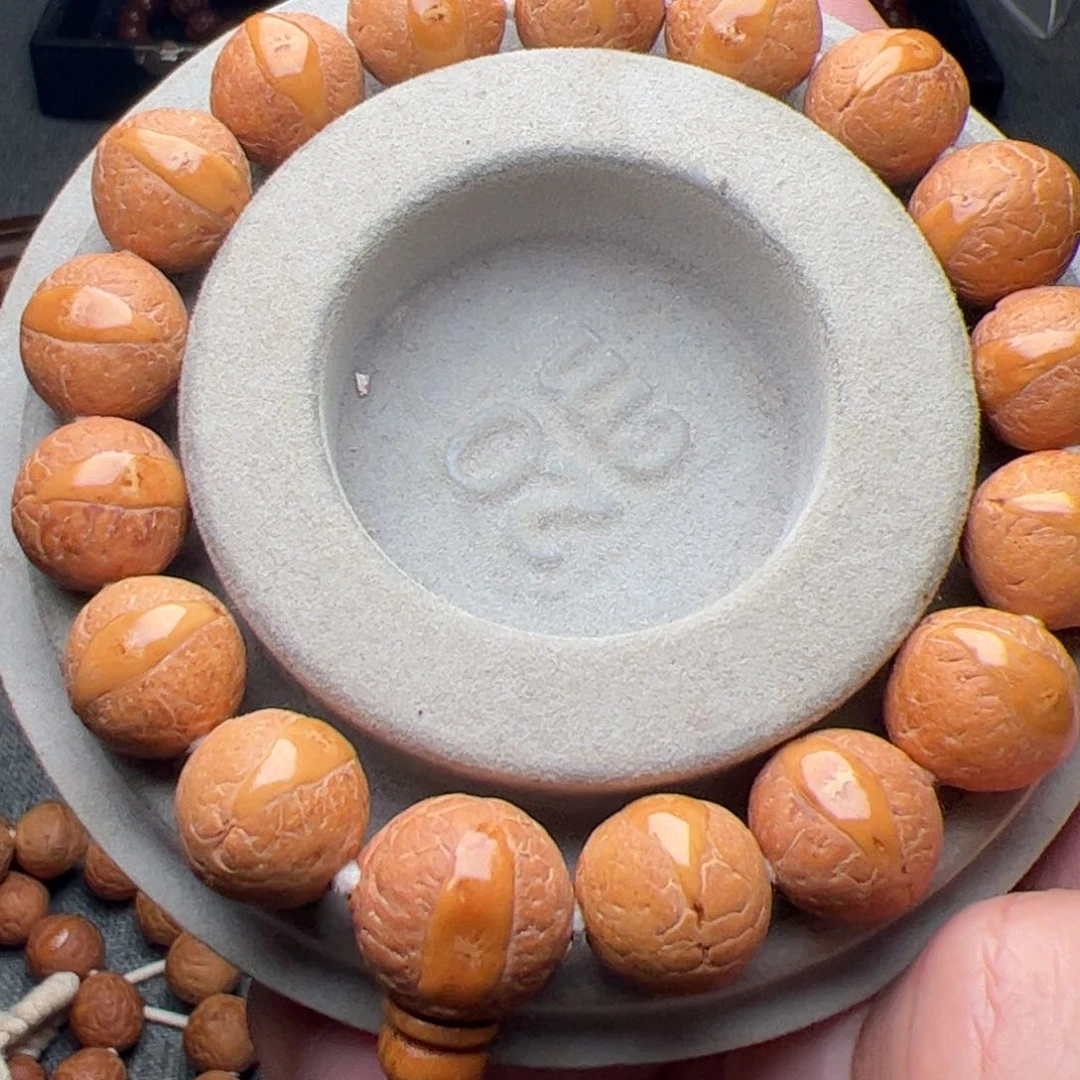 凤眼菩提手串封眼黄金瞳尺寸14-15