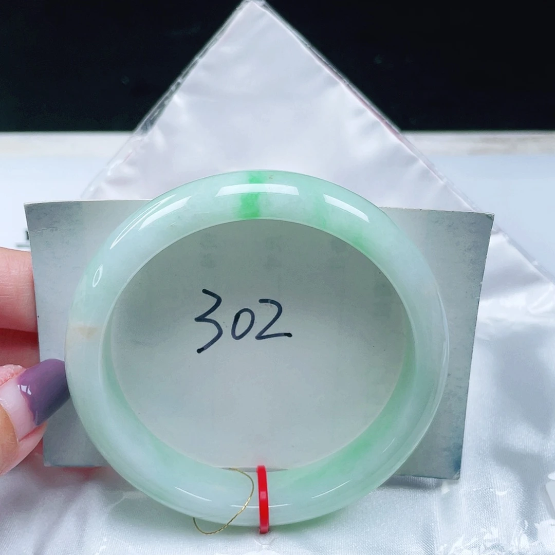 翡翠未镶嵌手镯缅甸翡翠59+