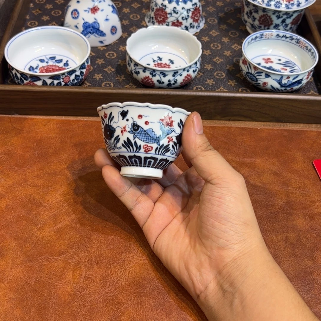 摆件陶瓷景德镇茶器百宝箱