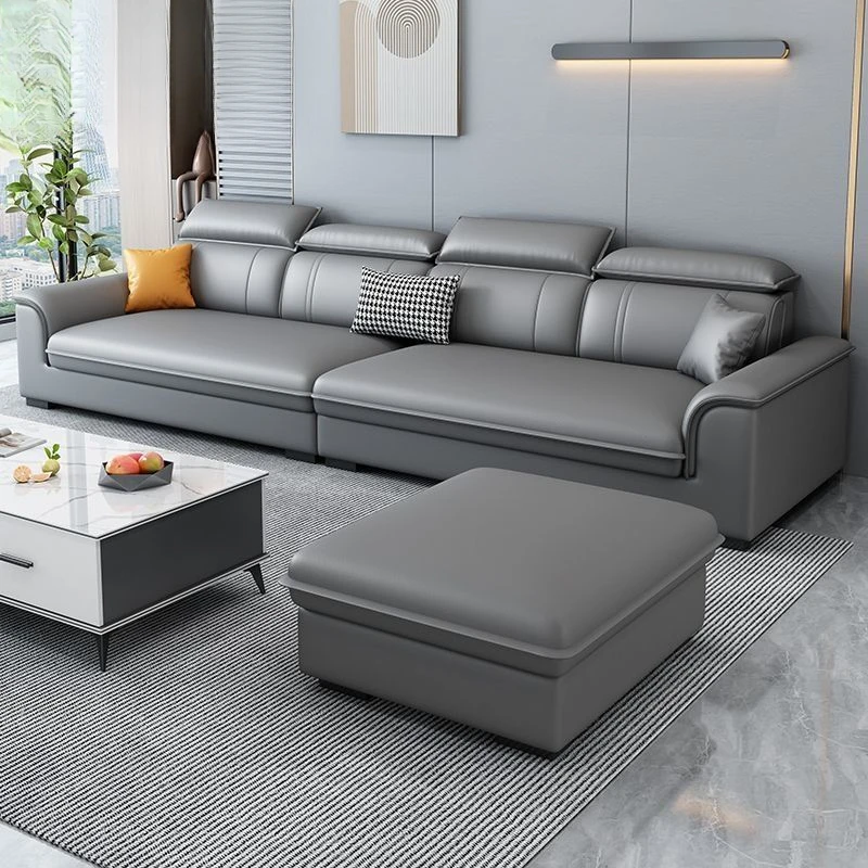 2025新款北欧免洗猫爪布现代布艺沙发小户型客厅直排整装沙发组合