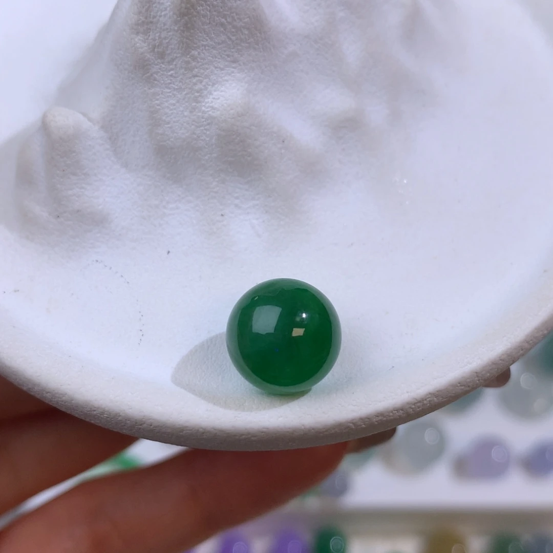 未镶嵌定制翡翠冰阳绿 卡10.3 yu