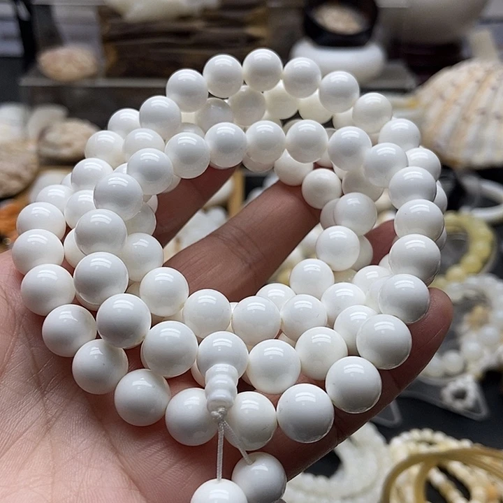 非金属贝壳全白通货1.9多圈