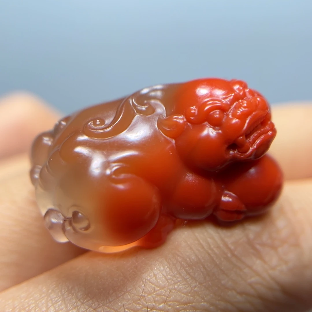 南红玛瑙貔貅未镶嵌