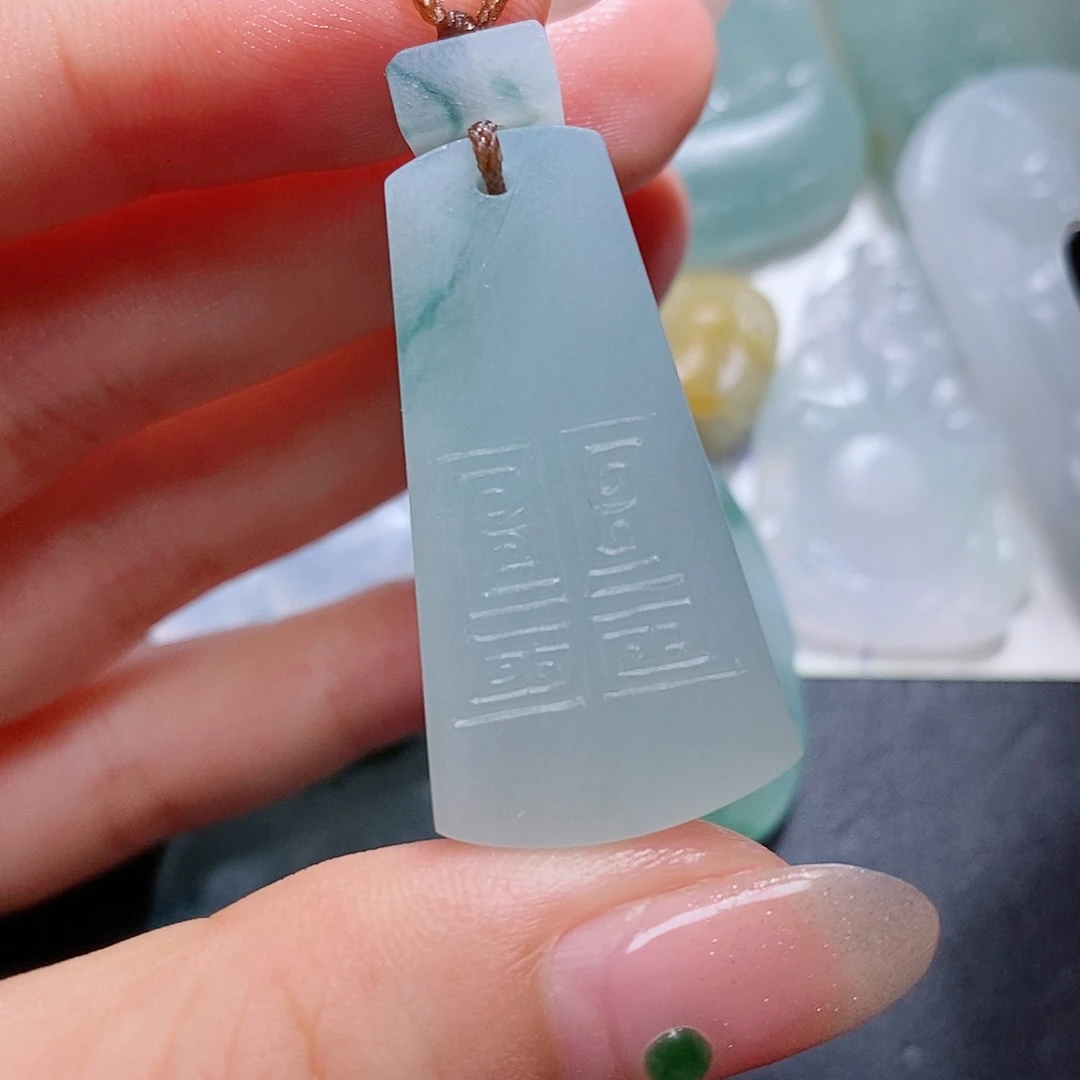 定制翡翠未镶嵌毛货付款后联系客服确认抛光