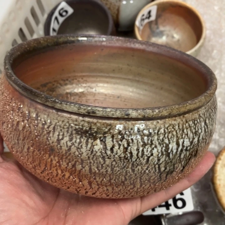 柴烧茶具茶杯大放漏