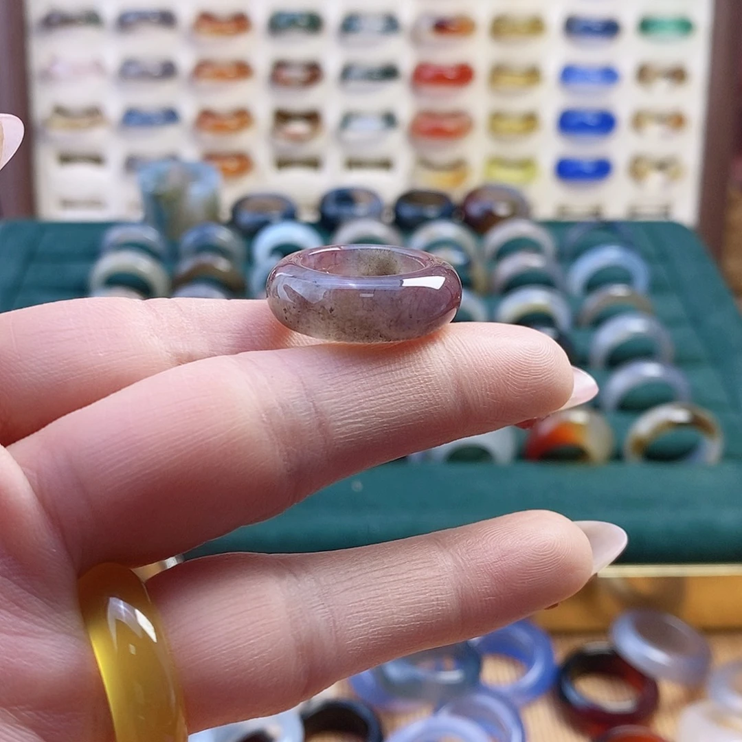 玛瑙/玉髓戒指未镶嵌6****肉