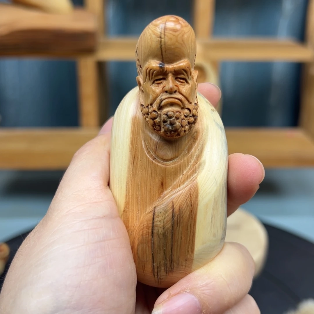 木崖柏木摆件手把件，