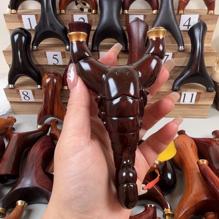 快压紫檀蝎子瑕疵