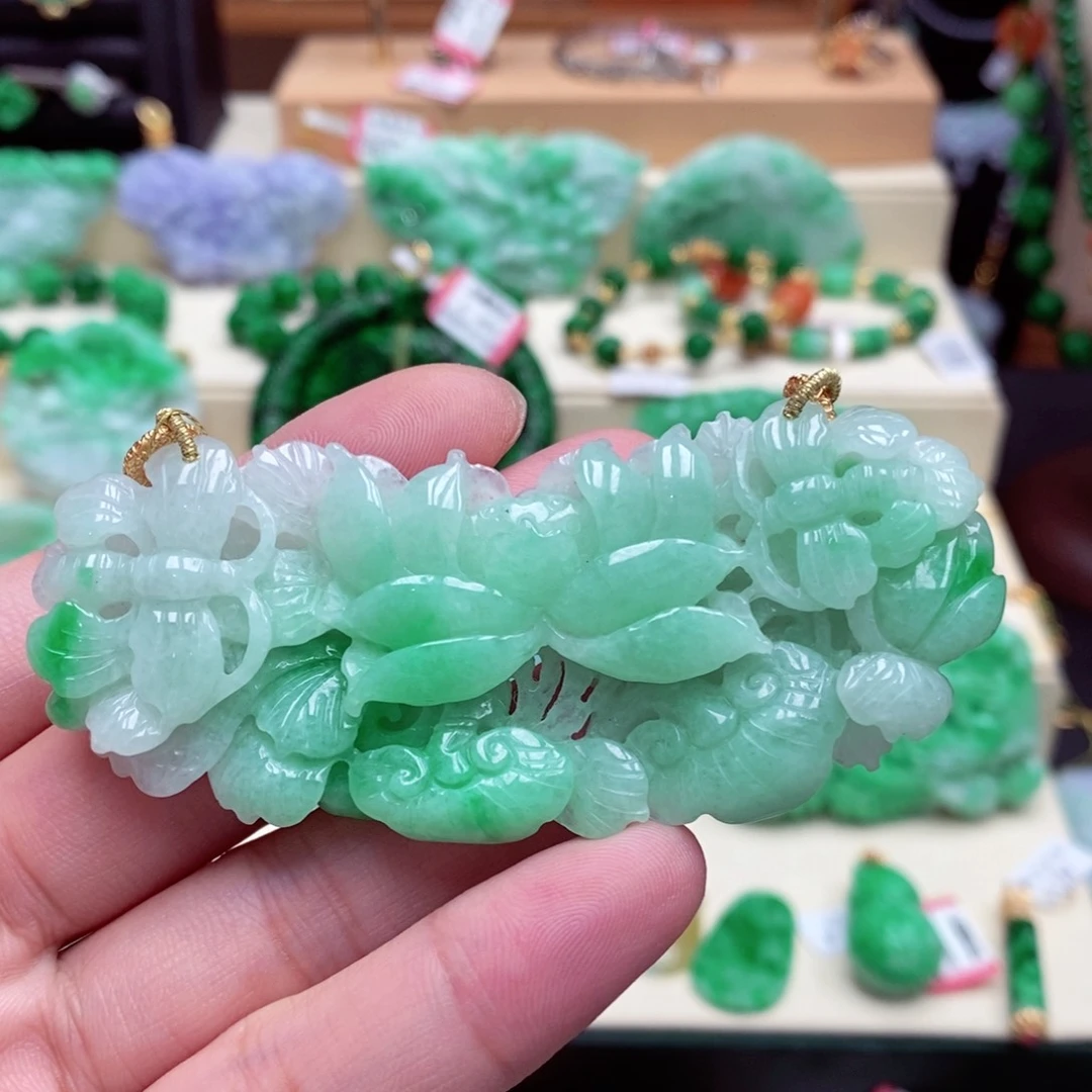 颈饰未镶嵌翡翠翡翠吊坠