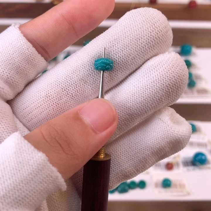 绿松石未镶嵌配饰j6.9*4.6