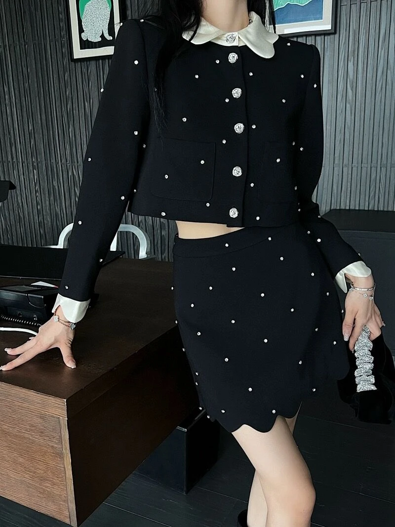 【采迎】2025轻奢高级感搭配新款夏季女装设计师时尚百搭套装