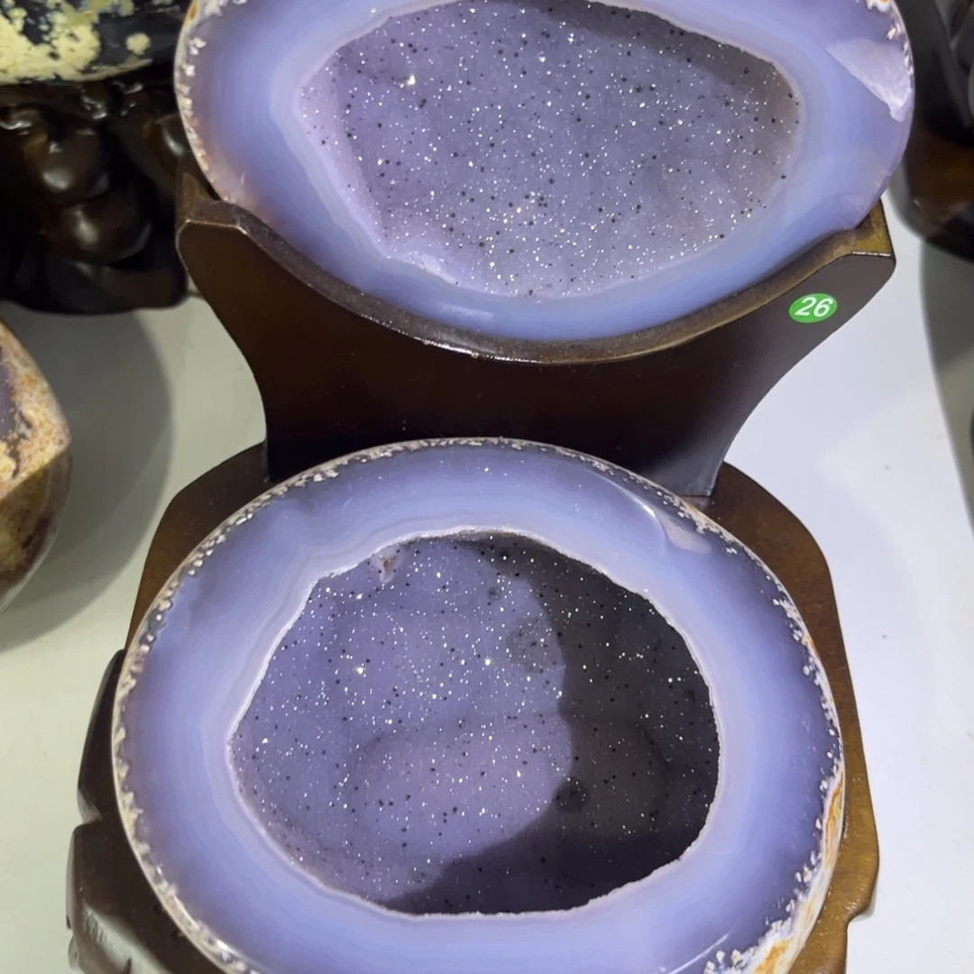 紫晶摆件未镶嵌水晶