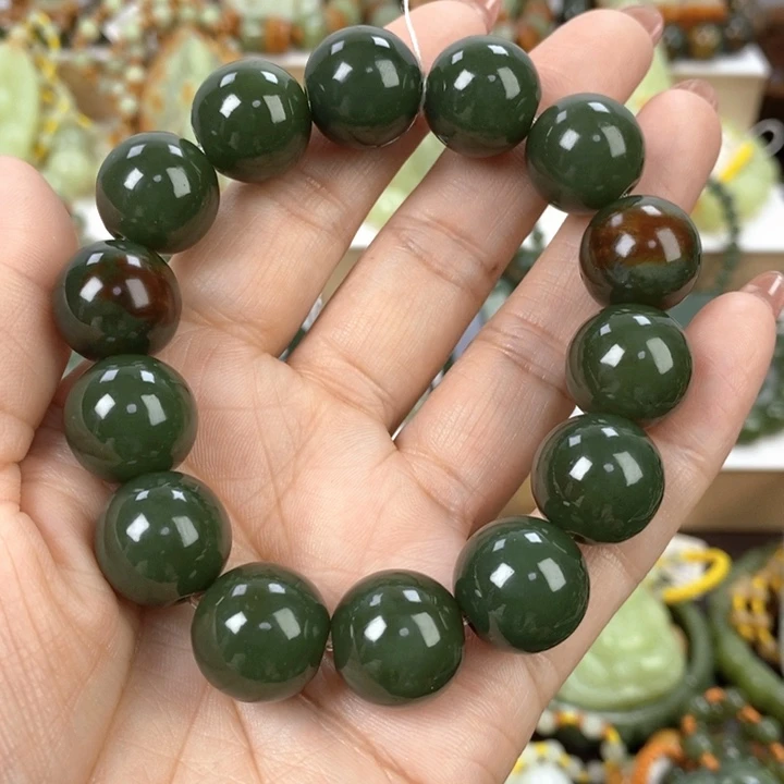 【闪购商品】透闪石质玉手串未镶嵌