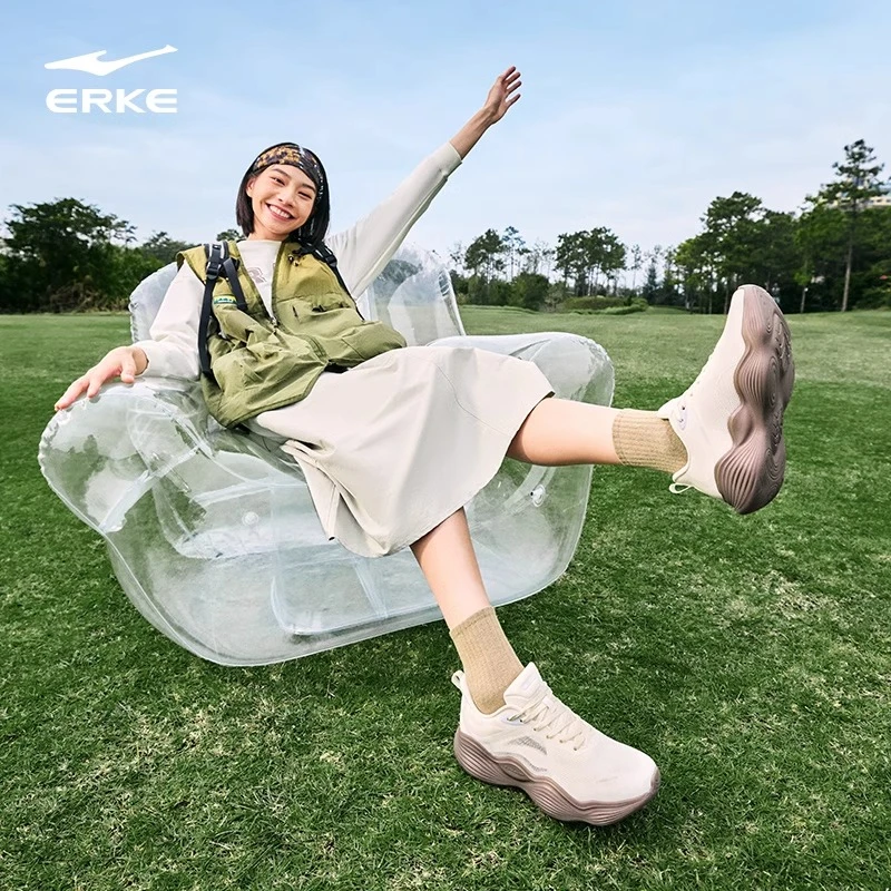 啵啵弹2.5丨鸿星尔克新款软弹减震跑步鞋运动鞋52125103315-yl-xf