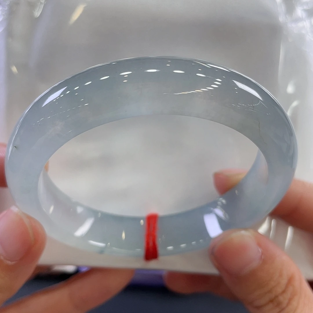 未镶嵌手镯翡翠53号正圈