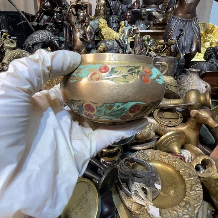 春**晚大阪回流铜器摆件