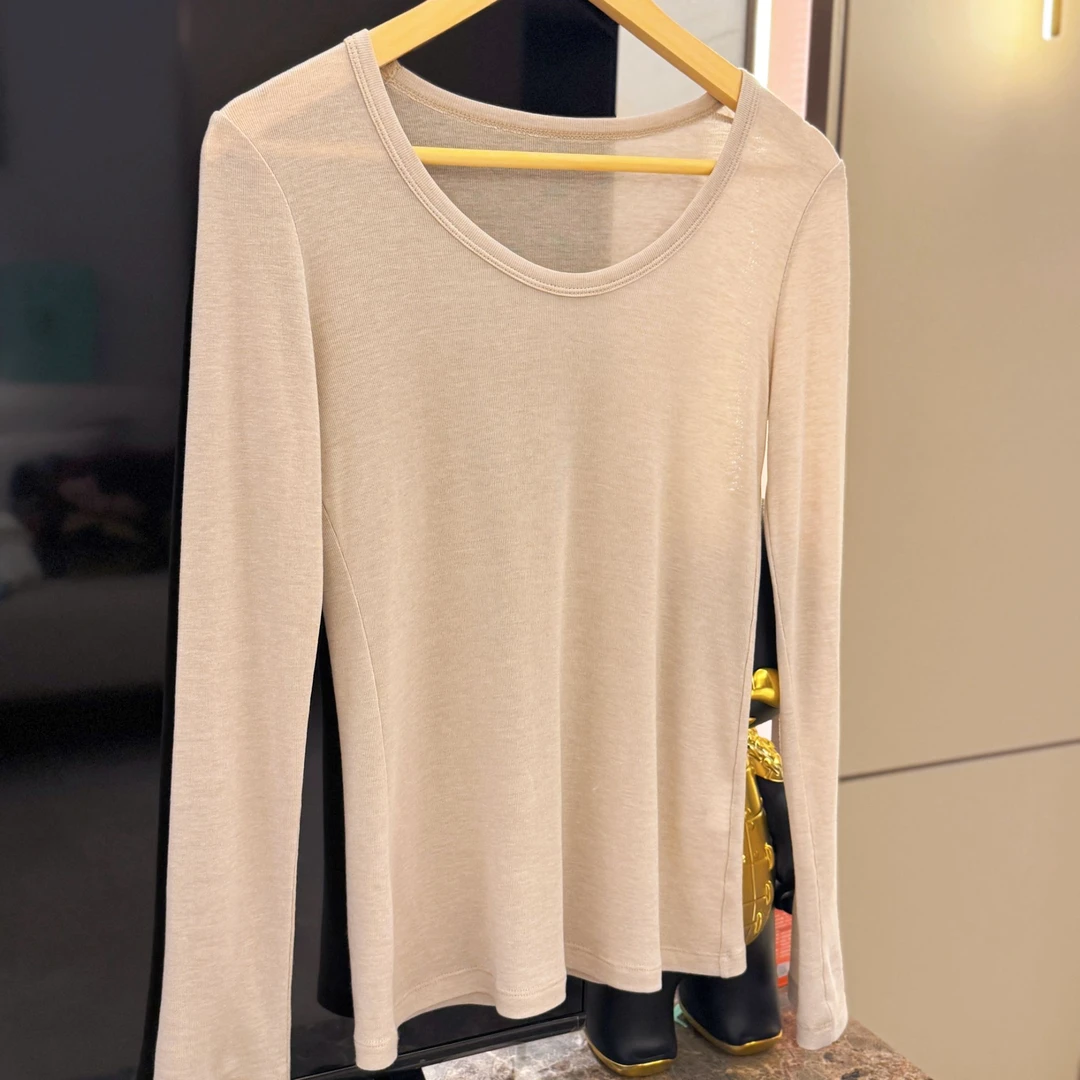 东方福泽 芳华设计新中式时尚羊毛T恤国风百搭羊毛T恤 FH-D008