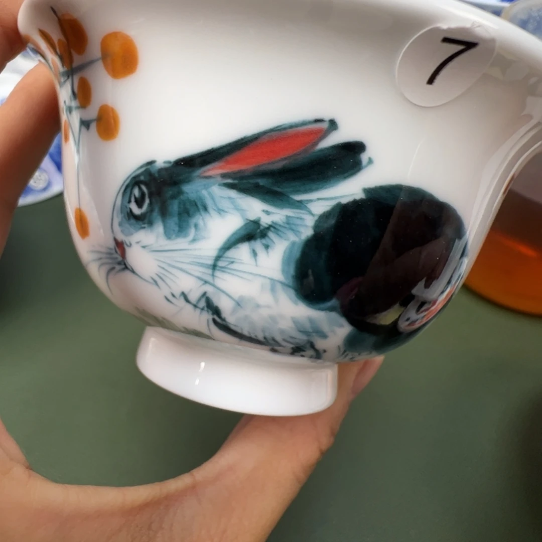 陶瓷景德镇纯手工纯手绘茶具木木7