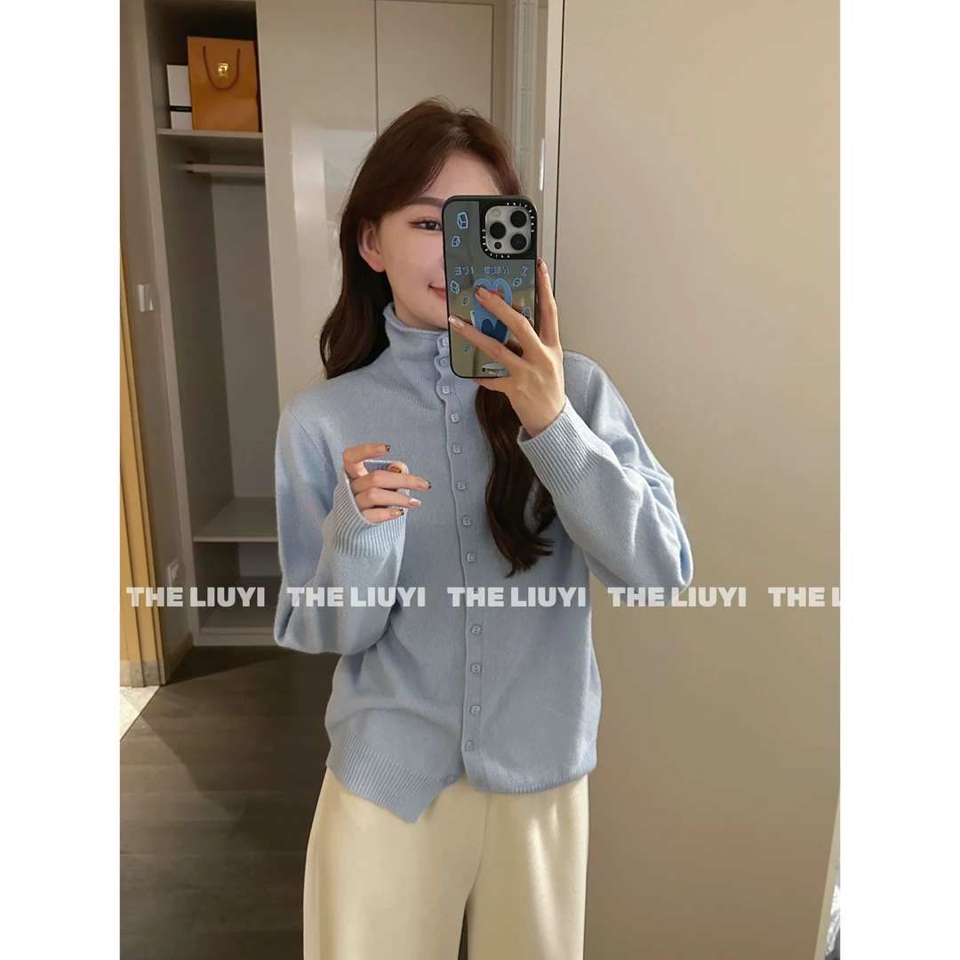 【LIUYI】100全羊毛简约两穿针织毛衣59113