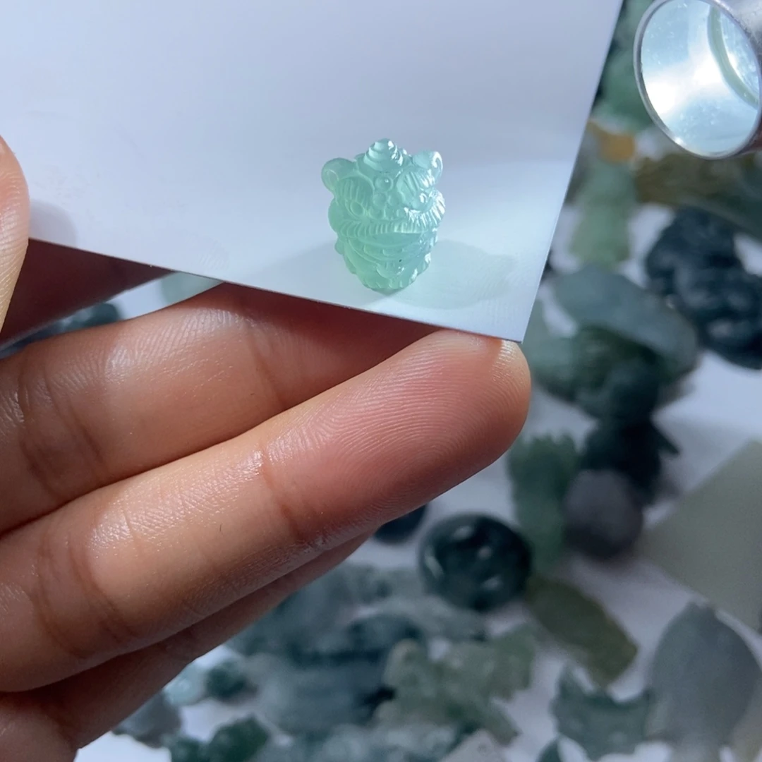 定制翡翠未镶嵌翡翠13.3*9.6*10.5