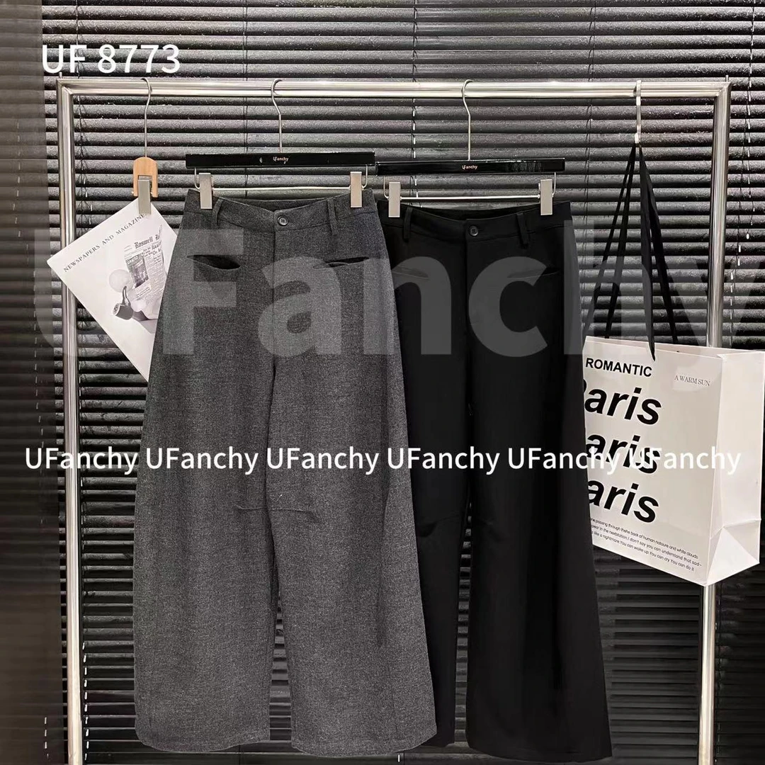 杨杨 UF-8773小众设计休闲裤