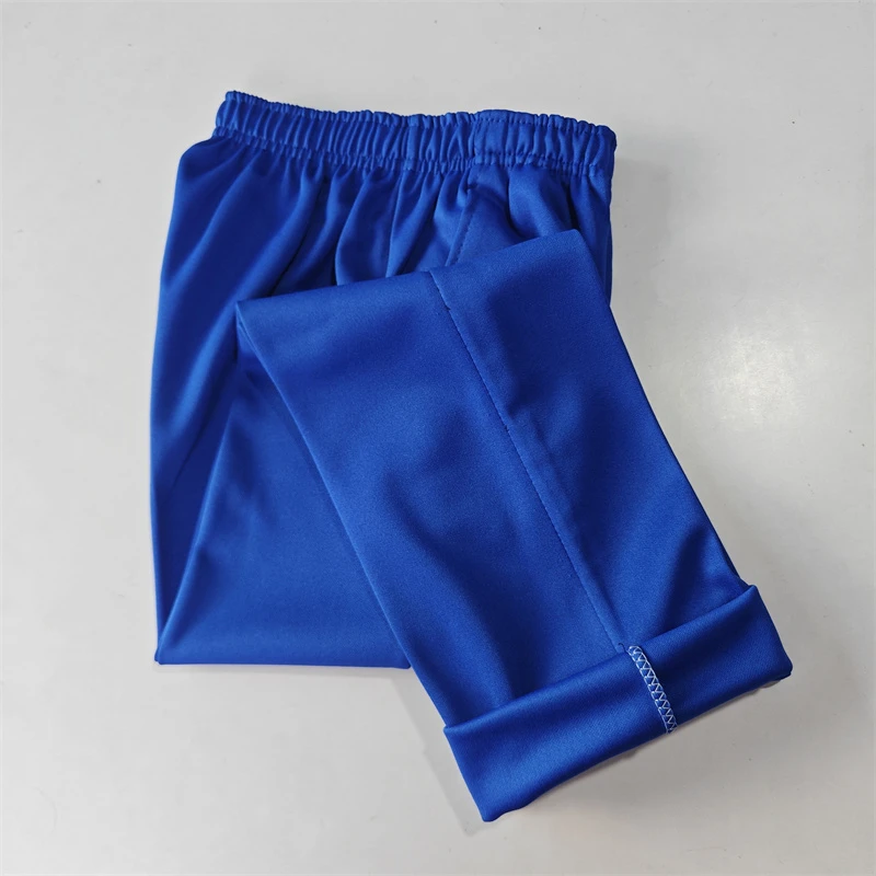 宝蓝色冰丝校服裤子纯色中小学生夏季速干运动裤男女薄款宝蓝色裤