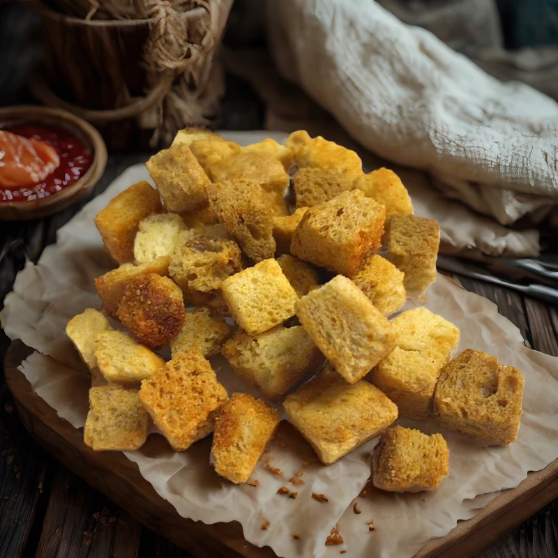 俄罗斯蒜香法棍面包干