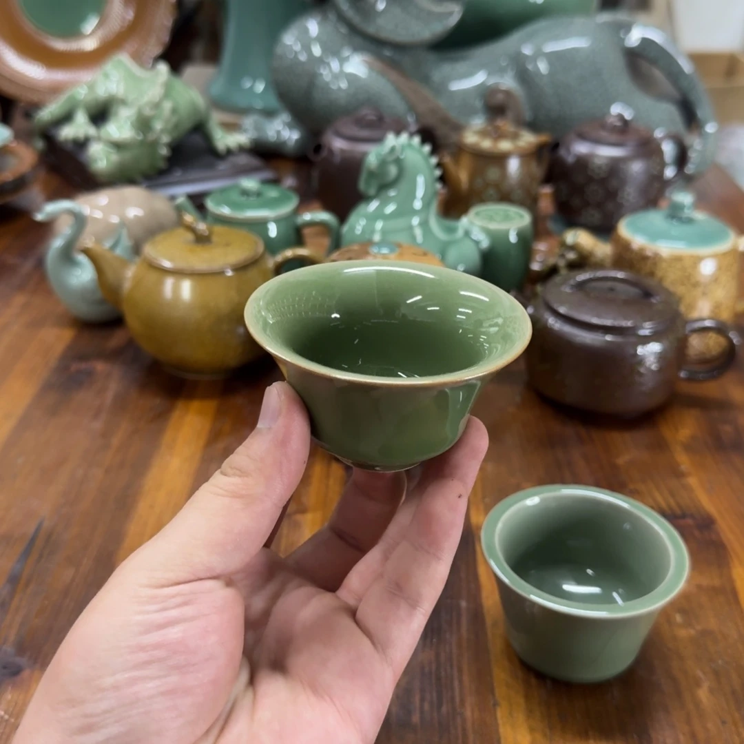 小仲青瓷茶具微瑕14995