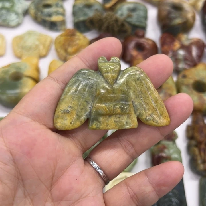 岫岩河磨玉（透闪石质玉）未镶嵌珠宝奇石